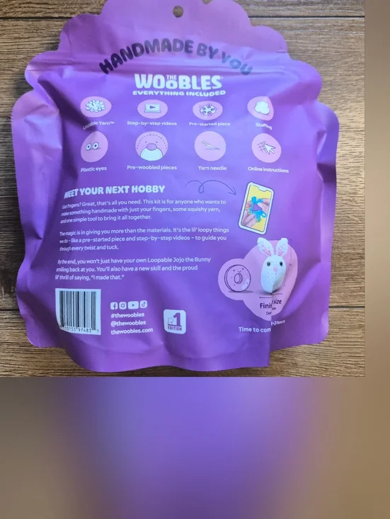 Loopables The Woobles | Office | New The Woobles Jojo The Bunny Loopables Kit ...